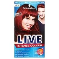 schwarzkopf live intense colour 043 red passion hair dye red