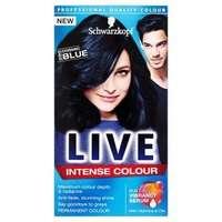 schwarzkopf live intense colour 090 cosmic blue hair dye blue