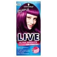 Schwarzkopf LIVE Ultra Brights 094 Purple Punk Hair Dye, Purple