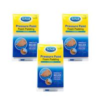 scholls pressure point foam padding triple pack