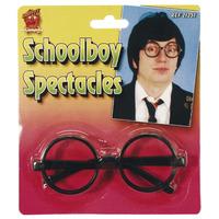 Schoolboy Specs, Black, No Lenses