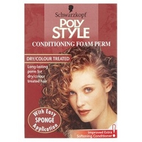 schwarzkopf poly style conditioning foam perm drycolour treated