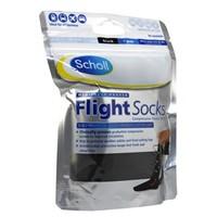 scholl flight socks black 3 6 1 pair