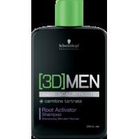 schwarzkopf professional 3dmen root activator shampoo 250ml