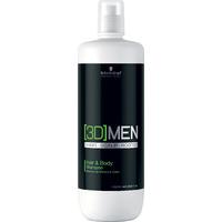 schwarzkopf professional 3dmen hair body shampoo 1 litre