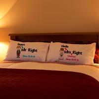 Scottish Mr Right & Mrs Always Right Pillowcase Set