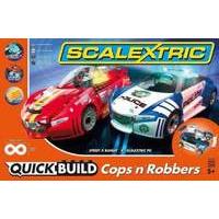 Scalextric 1:32 Scale Quick Build Cops and Robbers Race Set