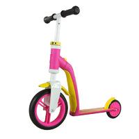 scoot and ride highwaybaby 2in1 toddler complete scooter pinkyellow