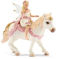 Schleich Delicate Lily Elf On A Pony Model