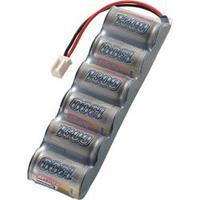 Scale model rechargeable battery pack (NiMH) 7.2 V 1300 mAh Conrad energy Side by side Micro car socket