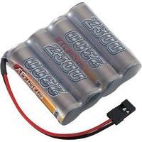 Scale model receiver rechargeable battery (NiMH) 4.8 V 2300 mAh Conrad energy Side by side JR socket