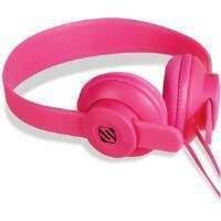 Scosche On Ear Headphones (Pink) with Microphone