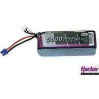 Scale model rechargeable battery pack (LiPo) 14.8 V 5800 mAh 20 C Hacker EC5