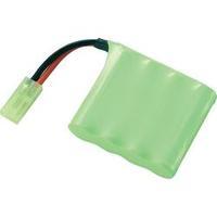 Scale model rechargeable battery pack (NiMH) 4.8 V 800 mAh Conrad energy Side by side Mini Tamiya plug