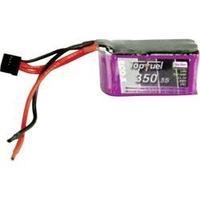 Scale model rechargeable battery pack (LiPo) 11.1 V 350 mAh 25 C Hacker Open cable ends