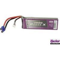 Scale model rechargeable battery pack (LiPo) 11.1 V 3800 mAh 35 C Hacker EC5