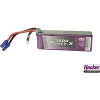 Scale model rechargeable battery pack (LiPo) 18.5 V 3800 mAh 35 C Hacker EC5