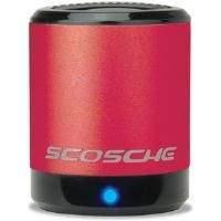 scosche boomcan portable mini speaker red