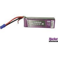 Scale model rechargeable battery pack (LiPo) 14.8 V 3800 mAh 35 C Hacker EC5