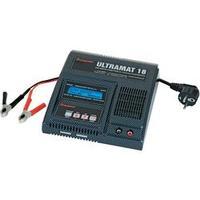 Scale model multifunction charger 220 V 20 A Graupner Ultramat 18 Lead-acid, Li-ion, LiPolymer, NiMH, NiCd