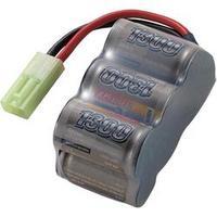 Scale model rechargeable battery pack (NiMH) 7.2 V 1300 mAh Conrad energy Block Mini Tamiya plug