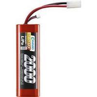 Scale model rechargeable battery pack (LiPo) 7.4 V 2000 mAh 20 C Conrad energy Hard case Tamiya plug