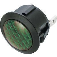 SCI 28430C933 R9-92N 23mm Round Neon Indicator 230V AC Green