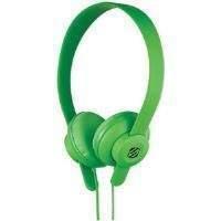 scosche lobedope on ear headphones green