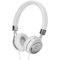 Scosche RH656M On Ear Headphones (White) with Inline Microphone