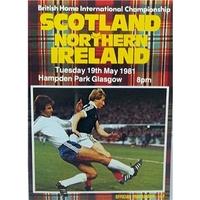 Scotland v Northern Ireland - Home International Championship - 19th May 1981