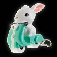 Scooter Bunny LED Keyring Torch