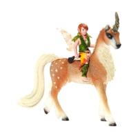Schleich Male Elf On Forest Unicorn