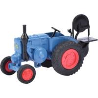 Schuco Lanz Bulldog with Saw, blue, 1:87