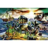 Schmidt Playmobil Pirate Island (150 Pieces)