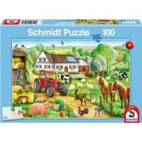 Schmidt Merry Farmyard (100 Pieces)