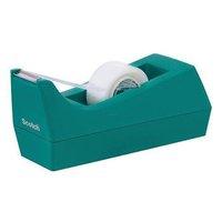 scotch magic c38 tape dispenser turquoise with 1 roll 19mm x 33m tape