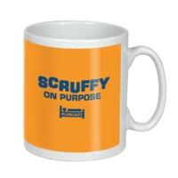 SCRUFFY PLAIN LAZY MUG