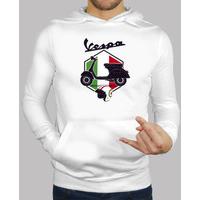scooter sweatshirt white