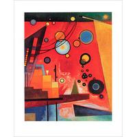 Schweres Rot By Wassily Kandinsk...