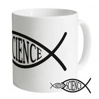 science eats faith mug