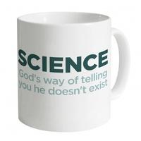 science is gods way mug