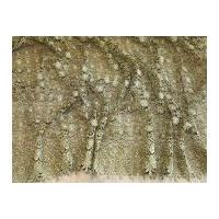 scalloped edge couture bridal heavy guipure lace fabric antique gold