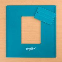 screen sensation 7 x 5 aperture frame with squeegee 405939