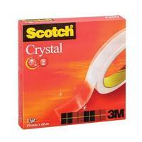 Scotch Crystal 600 19mm x 66m High Clarity Long-life Hand-Tearable