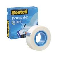 Scotch Magic 811 19mm x 33m Removable Invisible Tape Clear Single