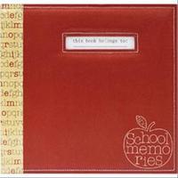 School Memories Scrapbook 12X12-Red Apple 252813