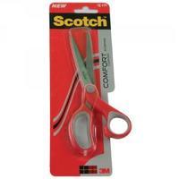 scotch comfort scissors 180mm red 1427