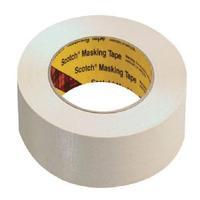 Scotch White 48mmx50m Masking Tape Pack of 6 201E48I