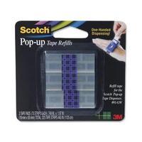 Scotch Pop-Up 19mm x 50mm Tape Strips Refills Satin 1 x Pack of 3