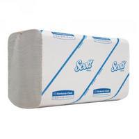 scott performance hand towels interfolded 1 ply white 300 sheets pack
